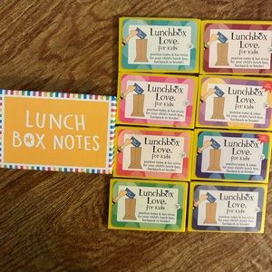 Lunch box notes for kids! Super cute!